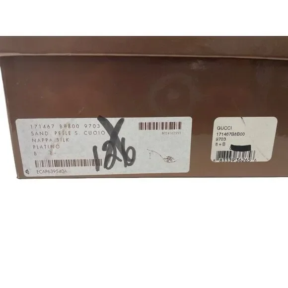 Gucci Women's 2000s Accent Gold Leather Loafers Sz 8.5 - Picture 14 of 14